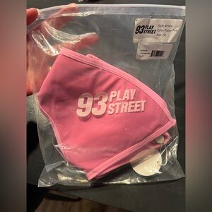 93 Play Street - Amelia Poppy Pink ‘93’ Minimal Bikini Top - 2XL - NWT